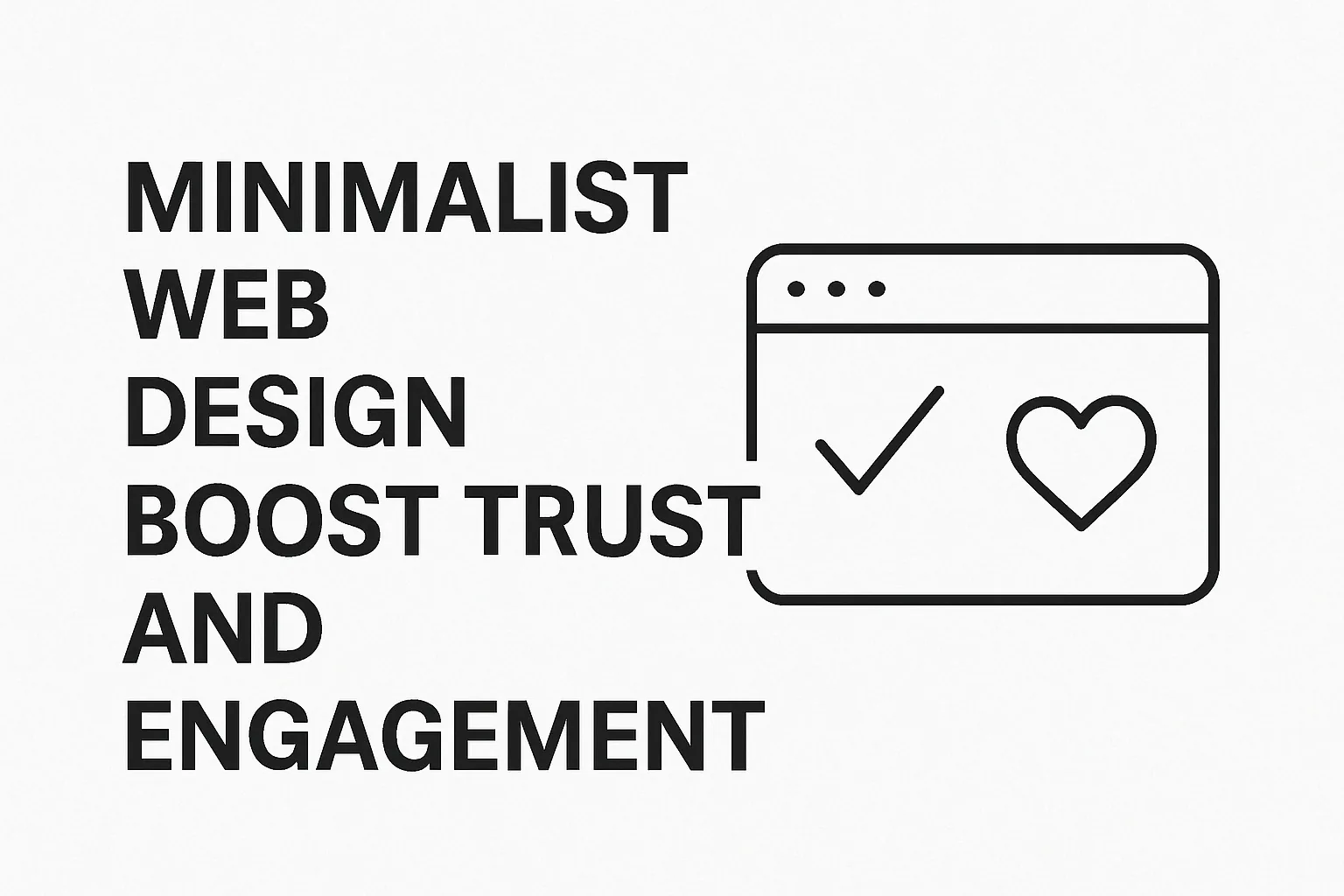 Minimalist Web Design: Boost Trust and Engagement