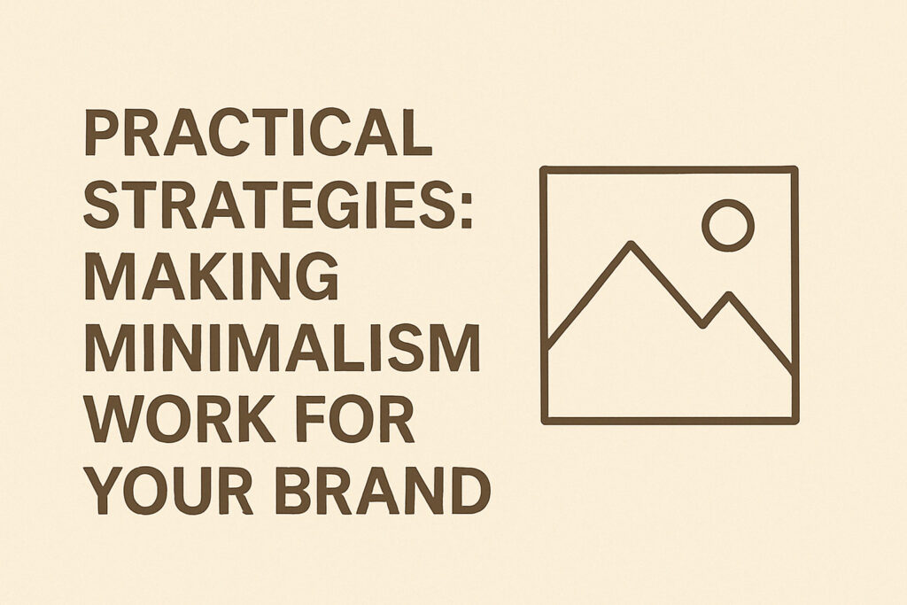 Practical Strategies: Making Minimalism Work for Your Brand


