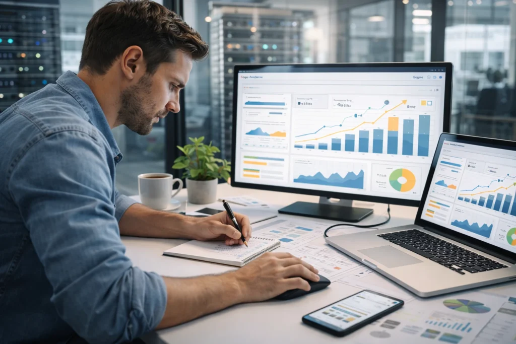 Monitoring Growth Through Google Analytics