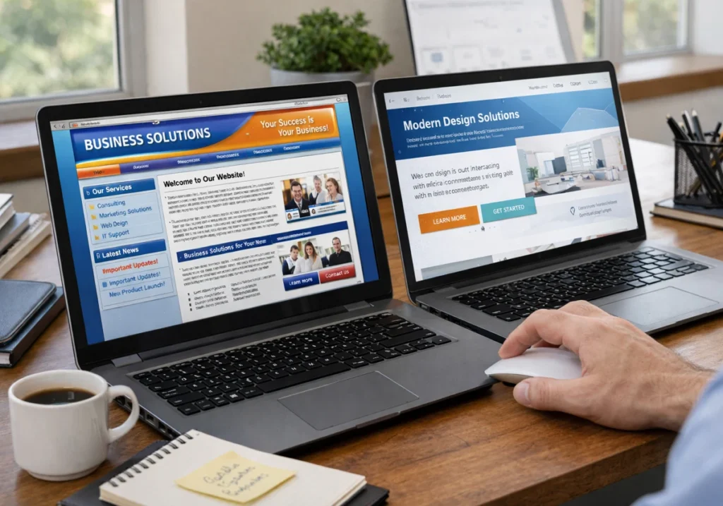 Outdated Web Design Elements That Push Visitors Away